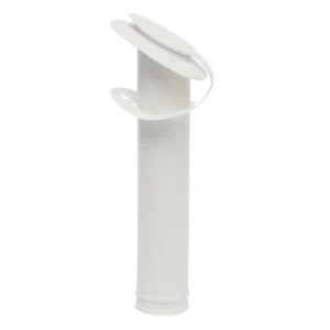 ROD HOLDER FLUSH MOUNT WHITE