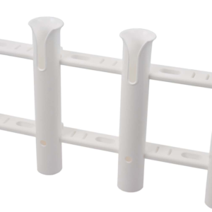 ROD HOLDER 4 RODS PVC WHITE