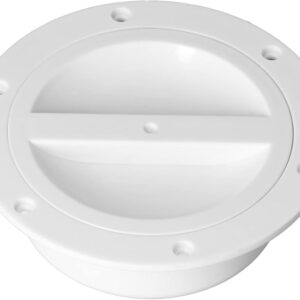 4" INSPECTION HATCH COVER WITH SEALING RING WHITE