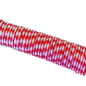 Ski Rope 10mm x 10m Red/Wht
