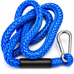 BUNGEE DOCK LINE BLUE WITH CLIP 4FT
