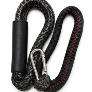 BUNGEE DOCK LINE BLACK WITH CLIP 4FT