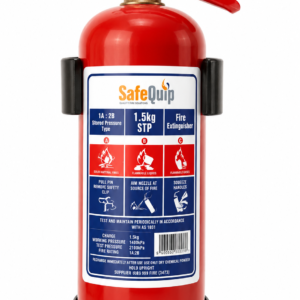 SAFEQUIP FIRE EXTINGUISHER 1.5KG WITH BRACKET