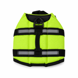 FLOURO GREEN DOG LIFE JACKET - XL